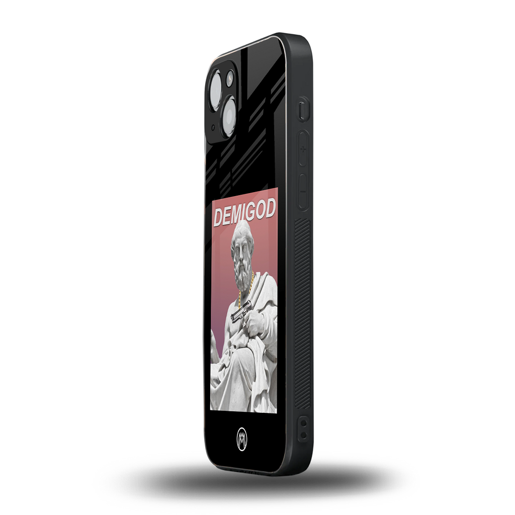 dope socerates back phone cover | glass case for iphone 15