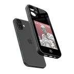 dope socerates back phone cover | glass case for iphone 16 plus