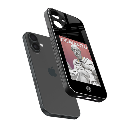 dope socerates back phone cover | glass case for iphone 16 plus