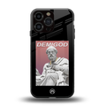 dope socerates back phone cover | glass case for iphone 16 pro max