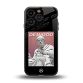 dope socerates back phone cover | glass case for iphone 16 pro