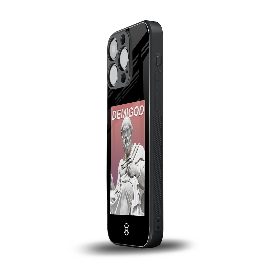 dope socerates back phone cover | glass case for iphone 16 pro