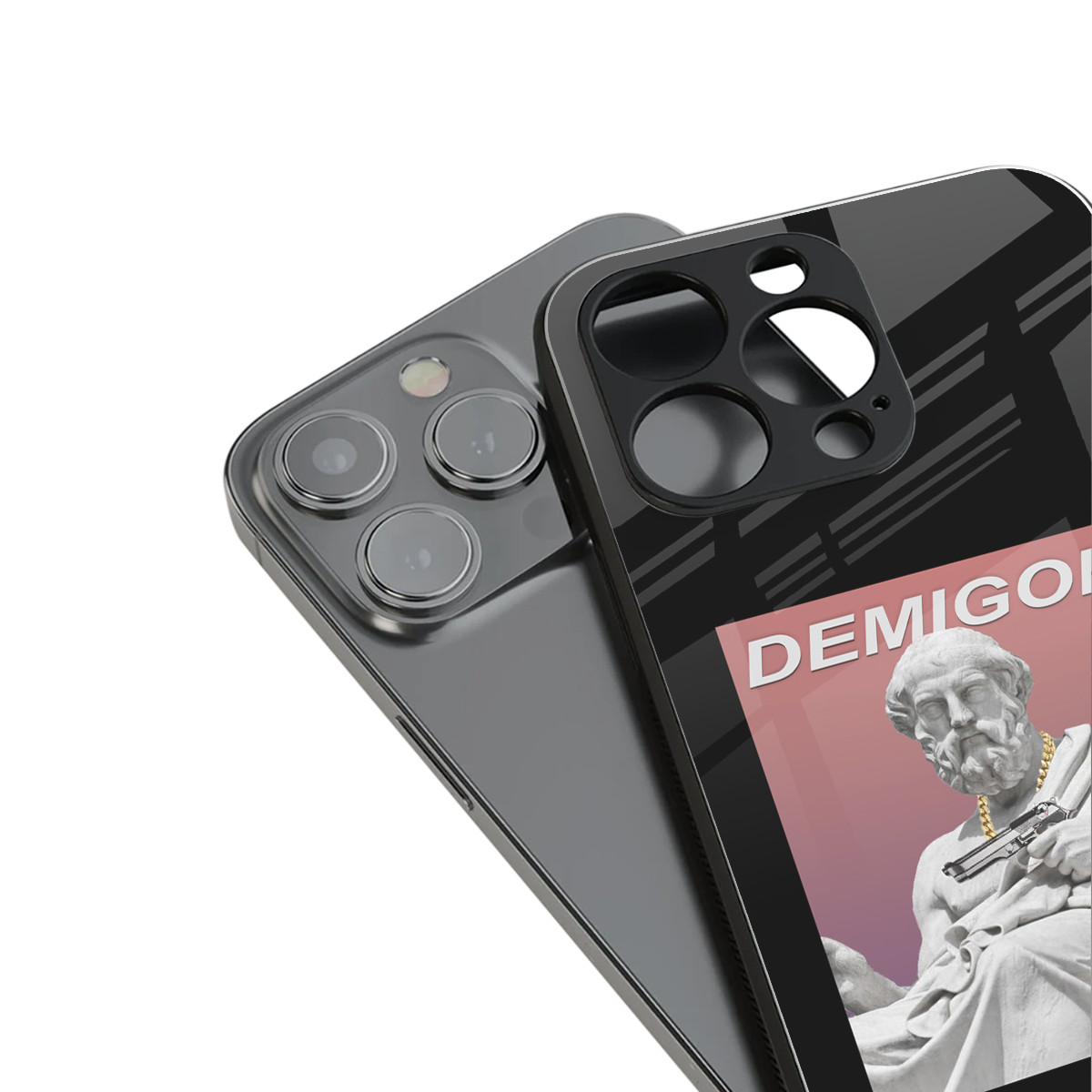 dope socerates back phone cover | glass case for iphone 16