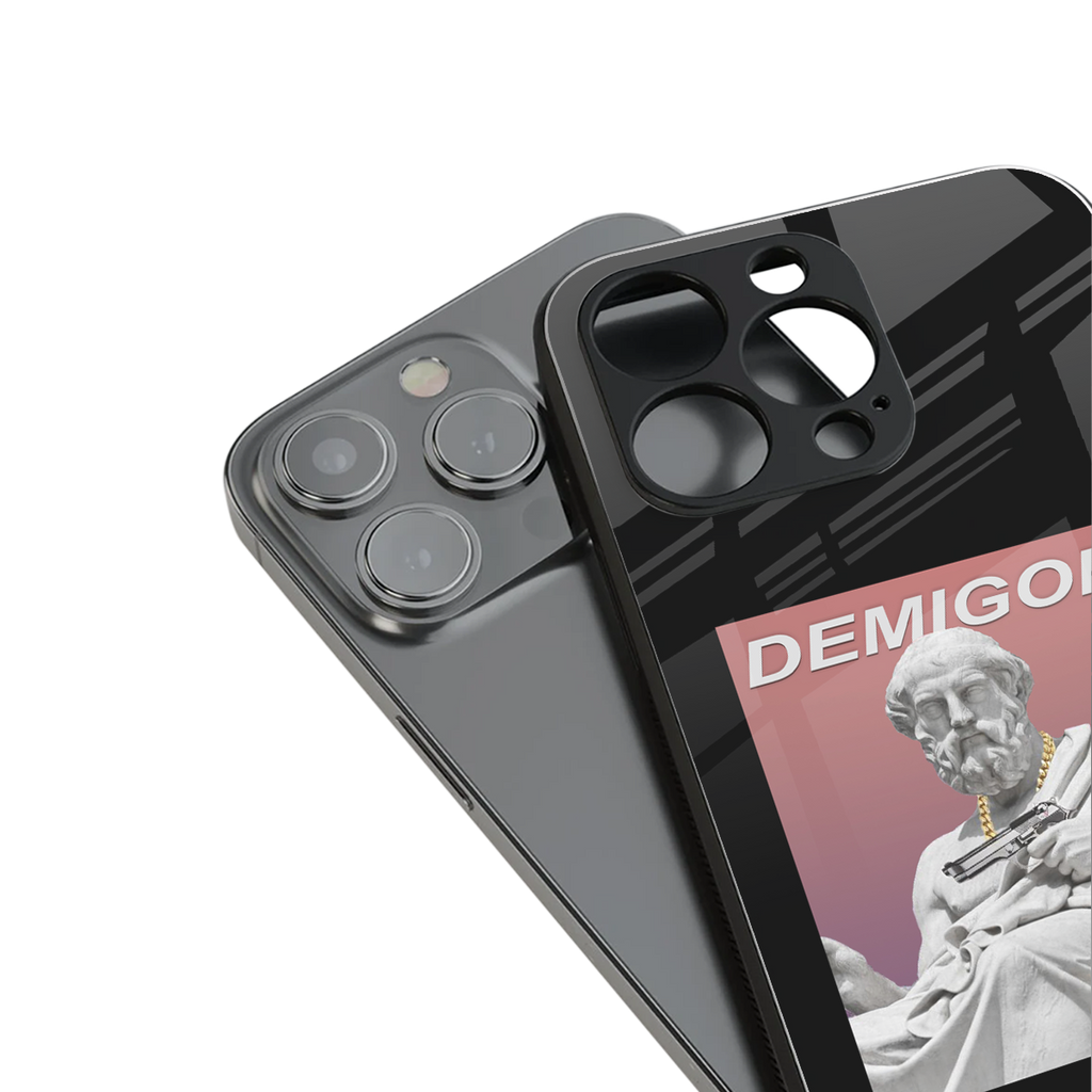 dope socerates back phone cover | glass case for iphone 16 pro