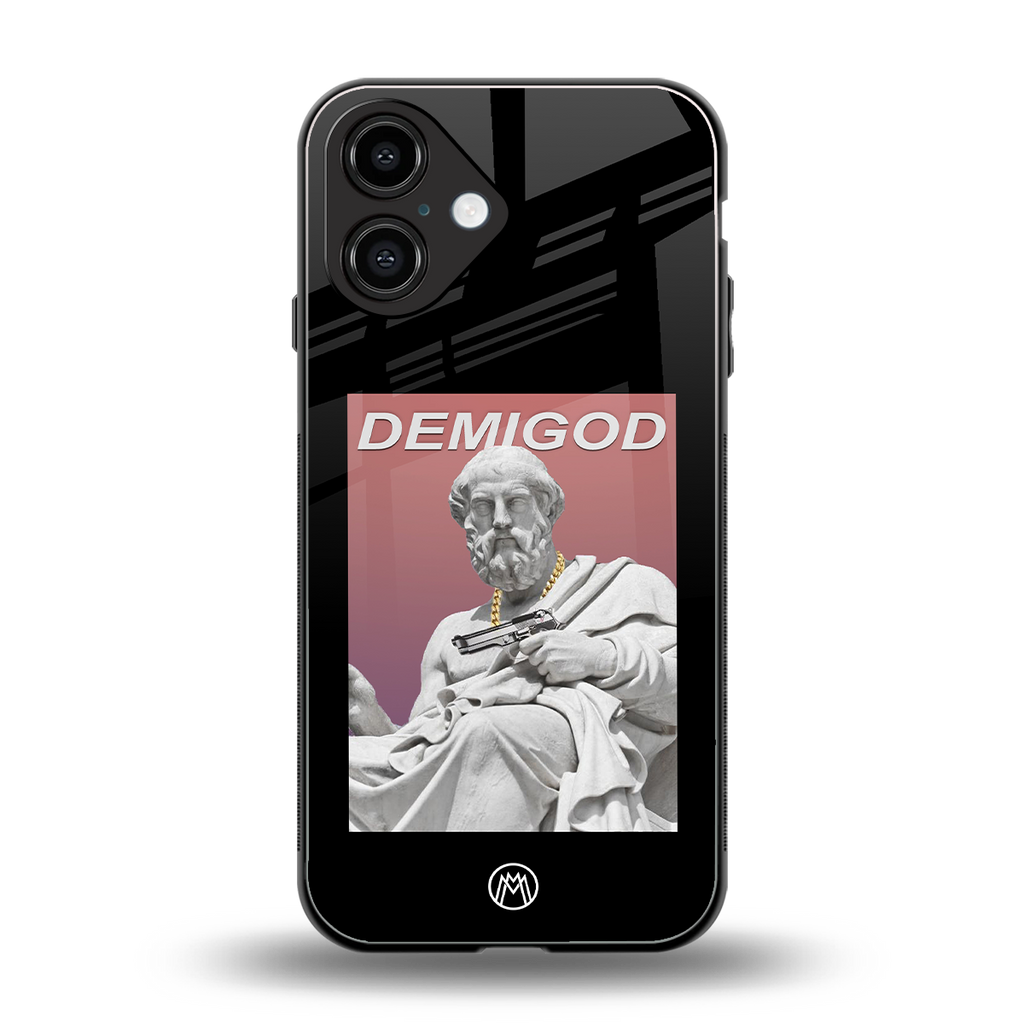 dope socerates back phone cover | glass case for iphone 16