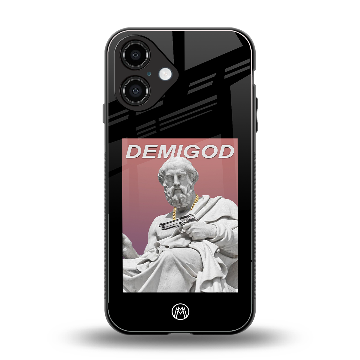 dope socerates back phone cover | glass case for iphone 16