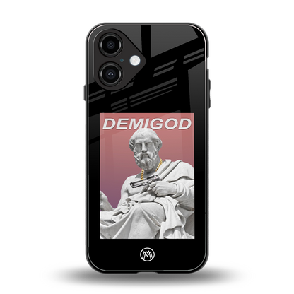 dope socerates back phone cover | glass case for iphone 16