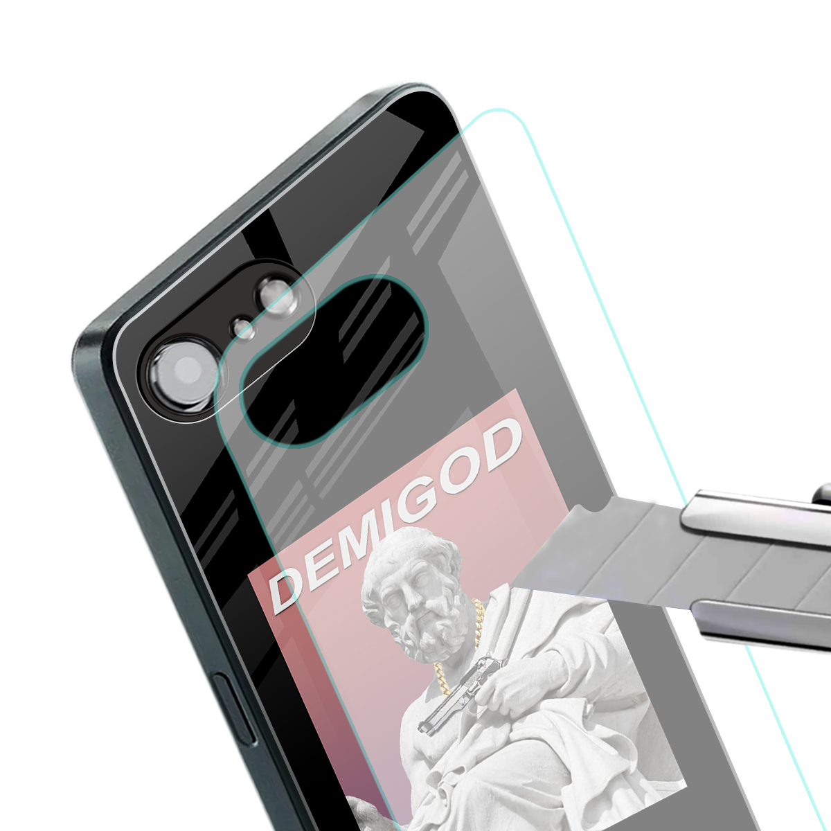 dope socerates back phone cover | glass case for iphone 16e