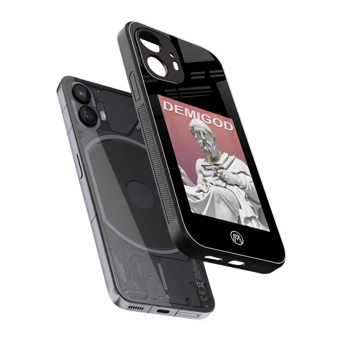 dope socerates back phone cover | glass case for nothing phone 2