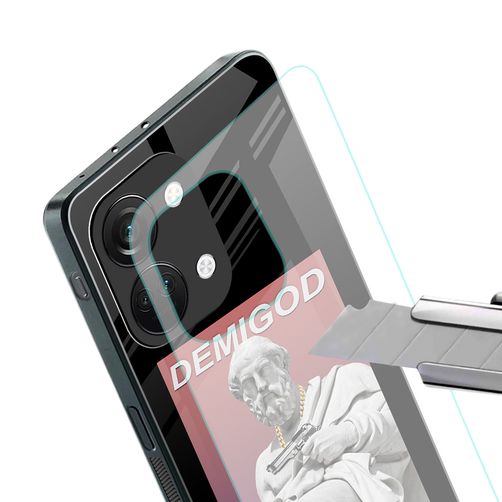 dope socerates back phone cover | glass case for oneplus nord 3