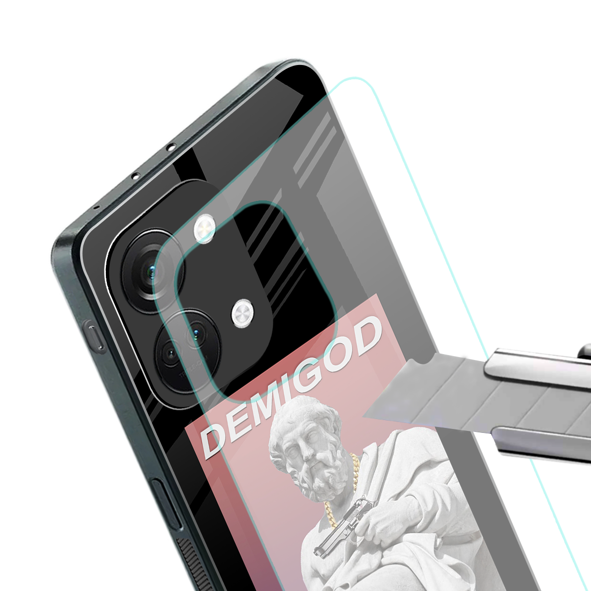 dope socerates back phone cover | glass case for oneplus nord 3