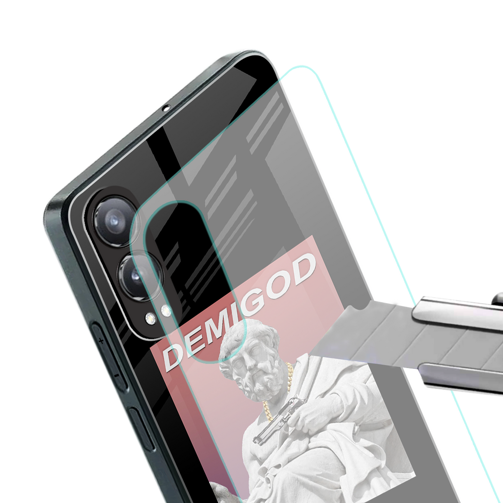 dope socerates back phone cover | glass case for oneplus nord ce 4 lite