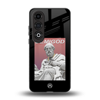 dope socerates back phone cover | glass case for oneplus nord ce 4