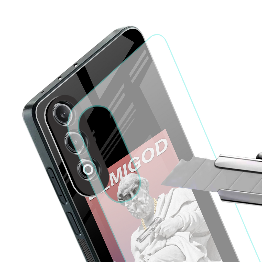dope socerates back phone cover | glass case for oneplus nord ce 4