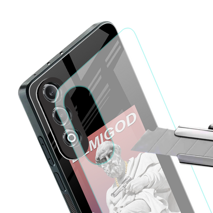 dope socerates back phone cover | glass case for oneplus nord ce 4