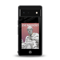 dope socerates back phone cover | glass case for Google Pixel 6A