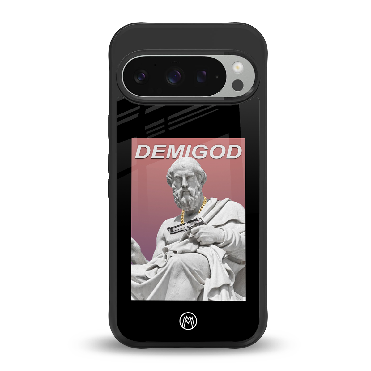 dope socerates back phone cover | glass case for google pixel 9 pro xl