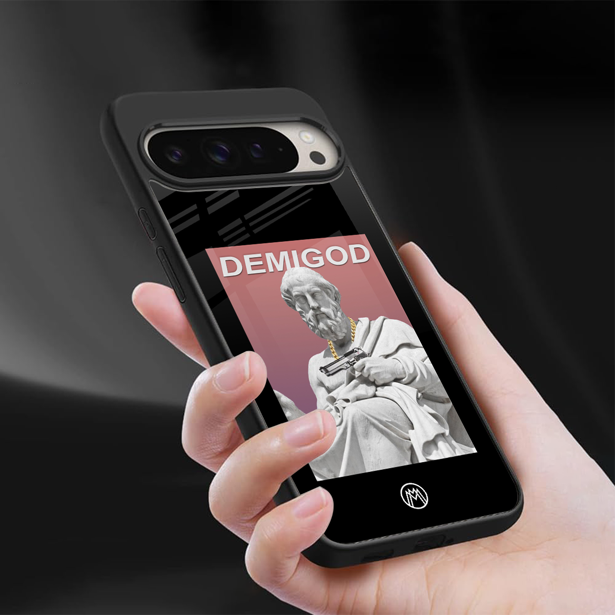 dope socerates back phone cover | glass case for google pixel 9 pro xl