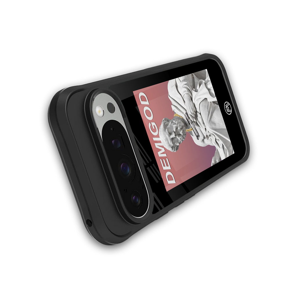 dope socerates back phone cover | glass case for google pixel 9 pro