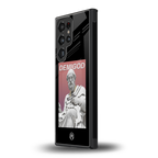 dope socerates back phone cover | glass case for samsung galaxy s23 ultra