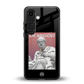 dope socerates back phone cover | glass case for samsung galaxy s23 plus