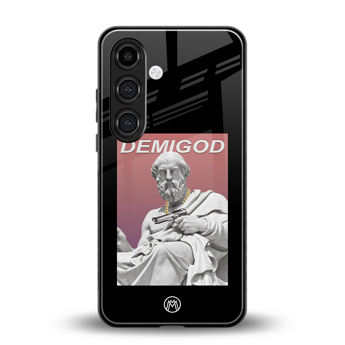 dope socerates back phone cover | glass case for samsung galaxy s24 fe