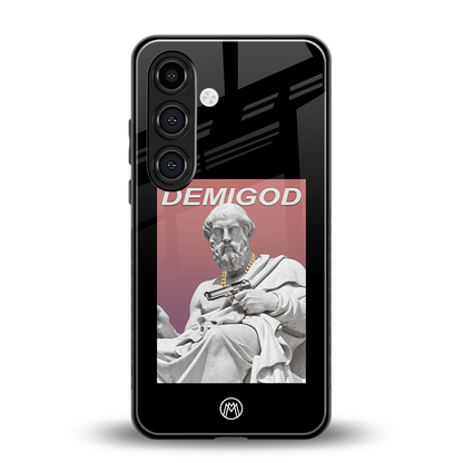 dope socerates back phone cover | glass case for samsung galaxy s24 fe