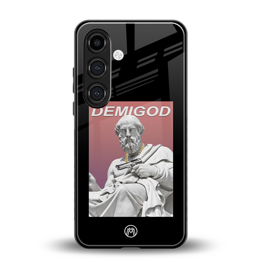 dope socerates back phone cover | glass case for samsung galaxy s24 fe