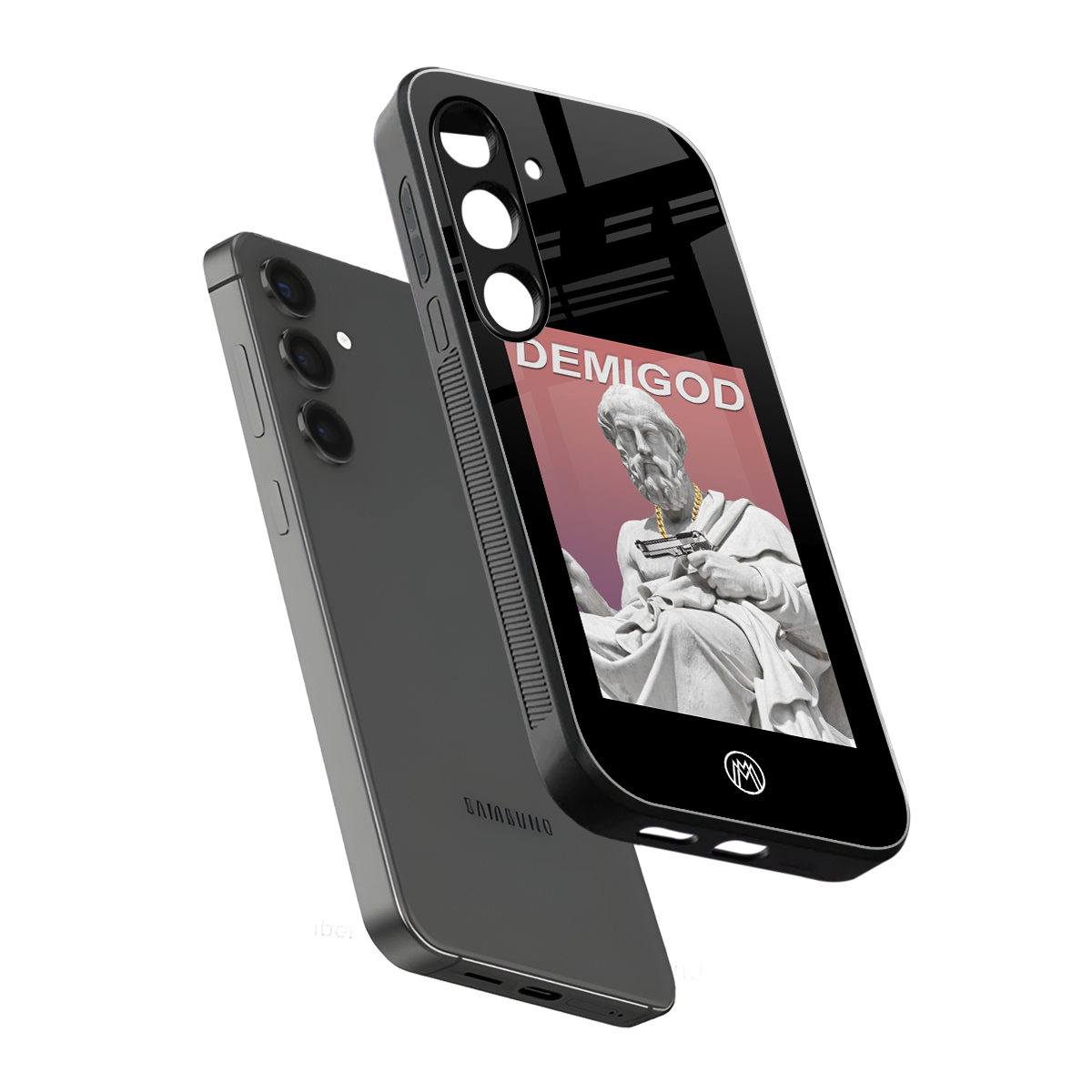 dope socerates back phone cover | glass case for samsung galaxy s24 fe