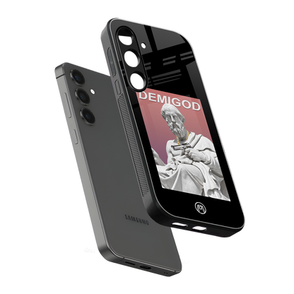 dope socerates back phone cover | glass case for samsung galaxy s24 fe