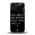 dope squad back phone cover | glass case for iphone 13 mini