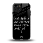 dope squad back phone cover | glass case for iphone 13 mini
