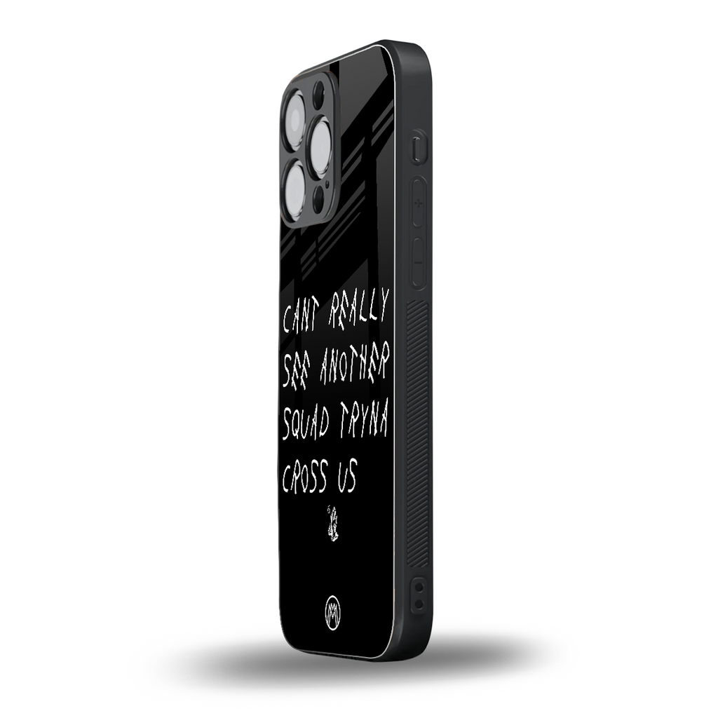 dope squad back phone cover | glass case for iphone 13 pro max
