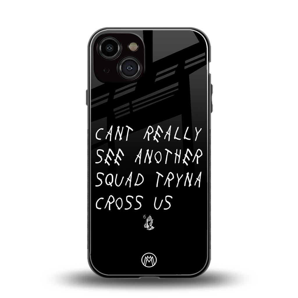 dope squad back phone cover | glass case for iphone 13