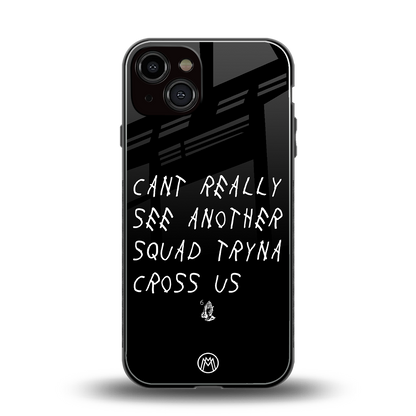 dope squad back phone cover | glass case for iphone 13