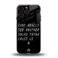 dope squad back phone cover | glass case for iphone 15 pro max