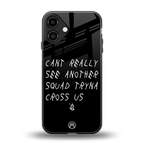 dope squad back phone cover | glass case for iphone 16 plus