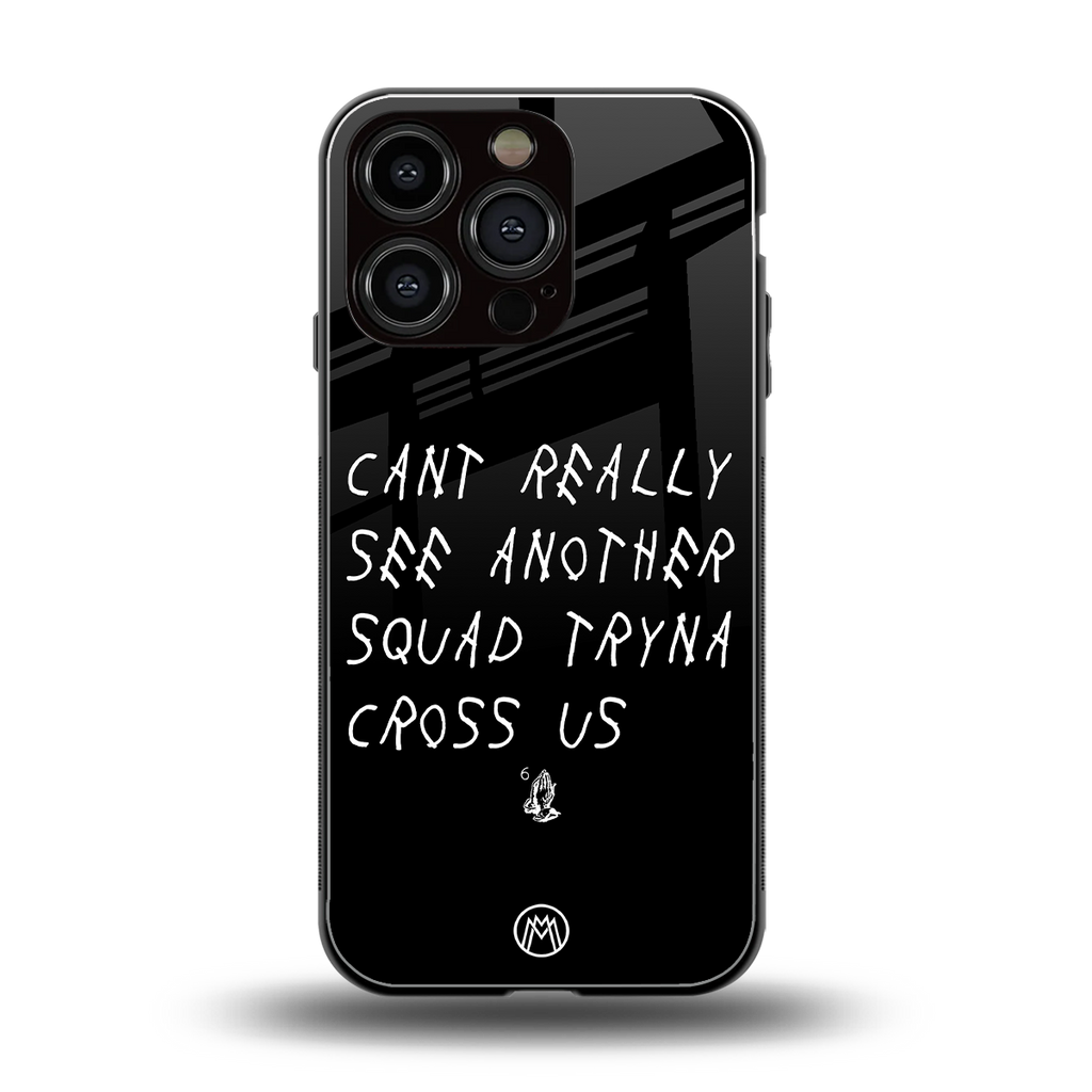dope squad back phone cover | glass case for iphone 16 pro