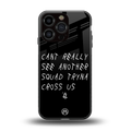 dope squad back phone cover | glass case for iphone 16 pro