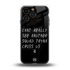 dope squad back phone cover | glass case for iphone 16 pro