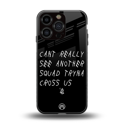 dope squad back phone cover | glass case for iphone 16 pro