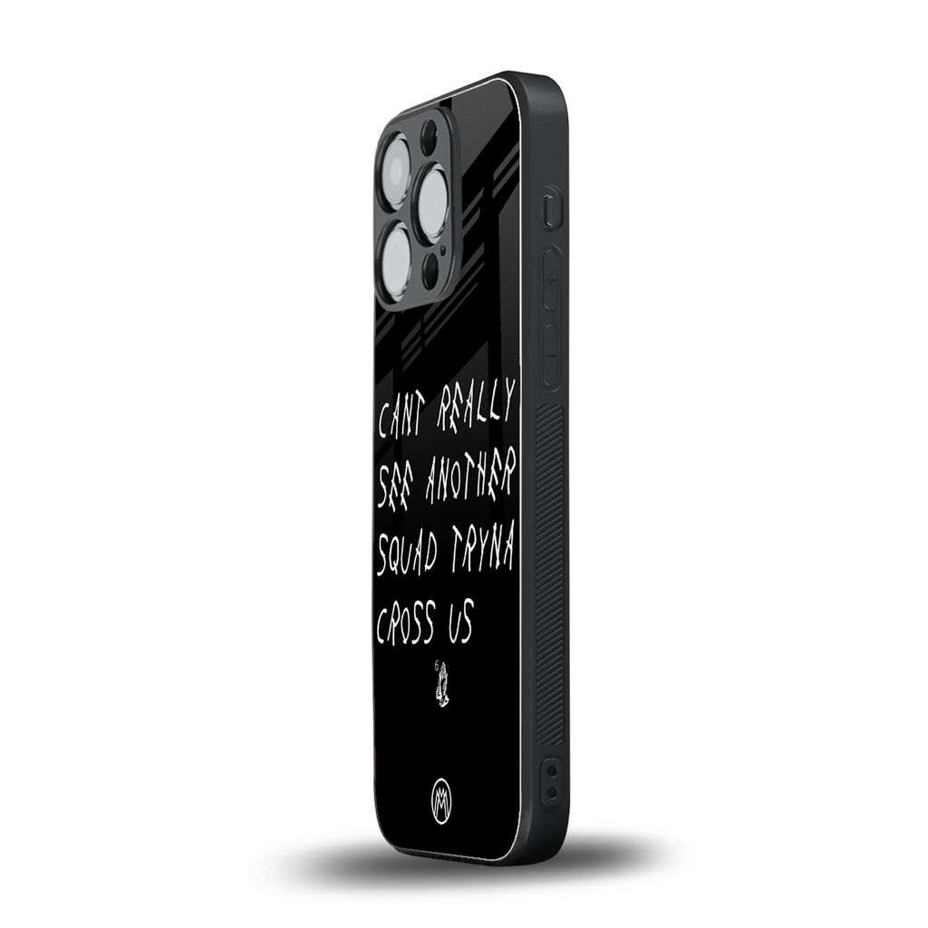 dope squad back phone cover | glass case for iphone 16 pro