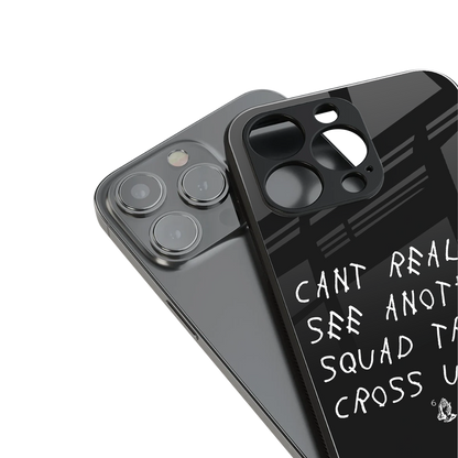 dope squad back phone cover | glass case for iphone 16