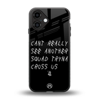 dope squad back phone cover | glass case for iphone 16