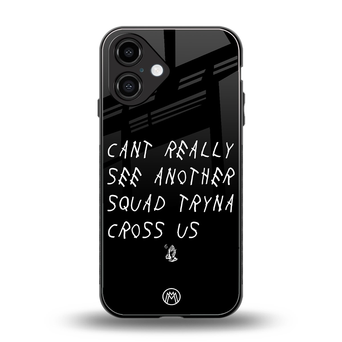 dope squad back phone cover | glass case for iphone 16