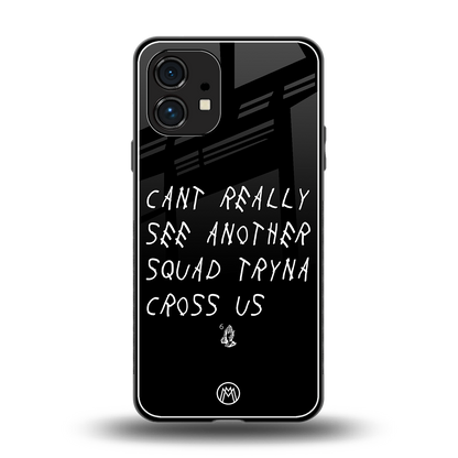 dope squad back phone cover | glass case for nothing phone 1