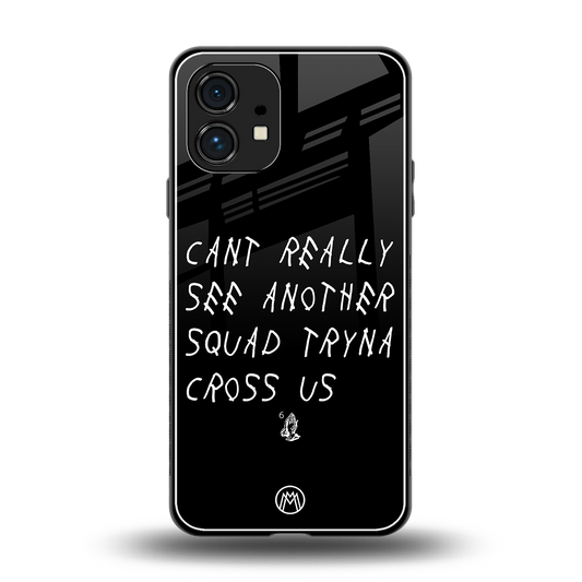 dope squad back phone cover | glass case for nothing phone 1