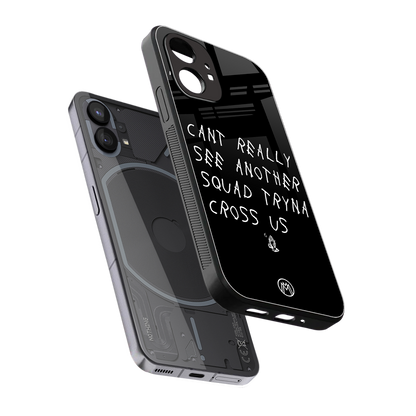 dope squad back phone cover | glass case for nothing phone 1