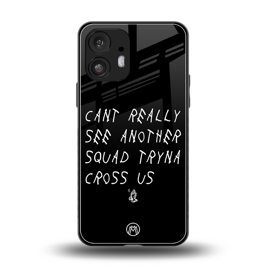dope squad back phone cover | glass case for nothing phone 2