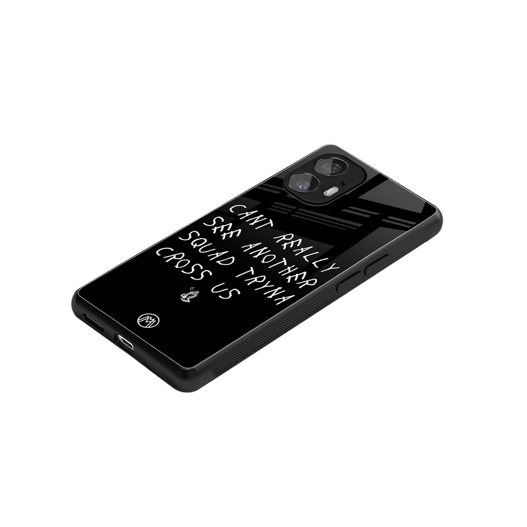 dope squad back phone cover | glass case for nothing phone 2